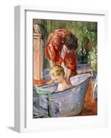 The Bath; Le Bain-Henri Lebasque-Framed Giclee Print