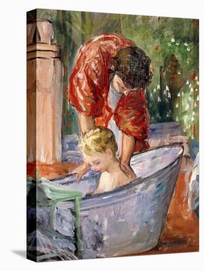 The Bath; Le Bain-Henri Lebasque-Stretched Canvas