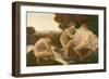 The Bath of Diana, 1920 (Oil on Canvas)-Marie Auguste Emile Rene Menard-Framed Giclee Print