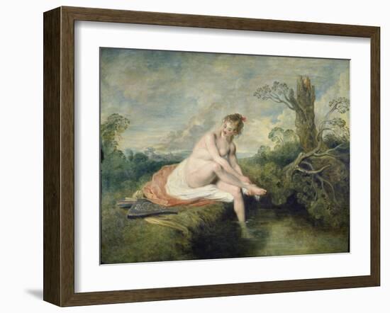 The Bath of Diana, C. 1715-16-Jean Antoine Watteau-Framed Giclee Print