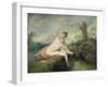 The Bath of Diana, C. 1715-16-Jean Antoine Watteau-Framed Giclee Print
