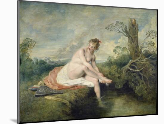 The Bath of Diana, C. 1715-16-Jean Antoine Watteau-Mounted Giclee Print