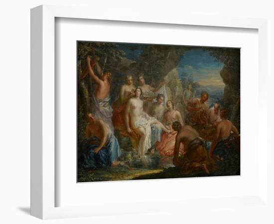 The Bath of Diana, C.1730-Johann Georg Platzer-Framed Giclee Print
