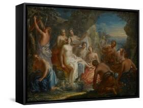 The Bath of Diana, C.1730-Johann Georg Platzer-Framed Stretched Canvas