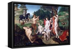 The Bath of Diane, C1510-Francois Clouet-Framed Stretched Canvas