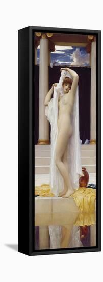 The Bath of Psyche-Lord Frederic Leighton-Framed Stretched Canvas