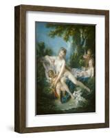 The Bath of Venus, by Francois Boucher, 1751, French painting,-Francois Boucher-Framed Art Print