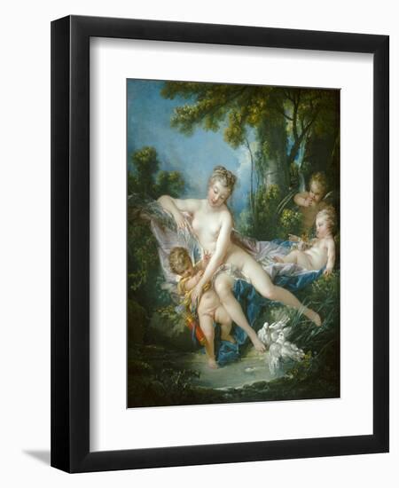 The Bath of Venus, by Francois Boucher, 1751, French painting,-Francois Boucher-Framed Art Print