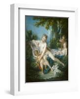 The Bath of Venus, by Francois Boucher, 1751, French painting,-Francois Boucher-Framed Art Print