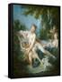 The Bath of Venus, by Francois Boucher, 1751, French painting,-Francois Boucher-Framed Stretched Canvas