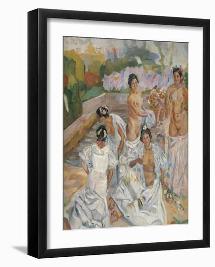 The Bath (Sevill)-Francisco Iturrino-Framed Giclee Print