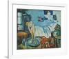 The Bath Tab (on handmade paper)-Pablo Picasso-Framed Collectable Print