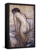 The Bath-Edgar Degas-Framed Stretched Canvas