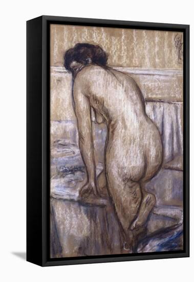 The Bath-Edgar Degas-Framed Stretched Canvas