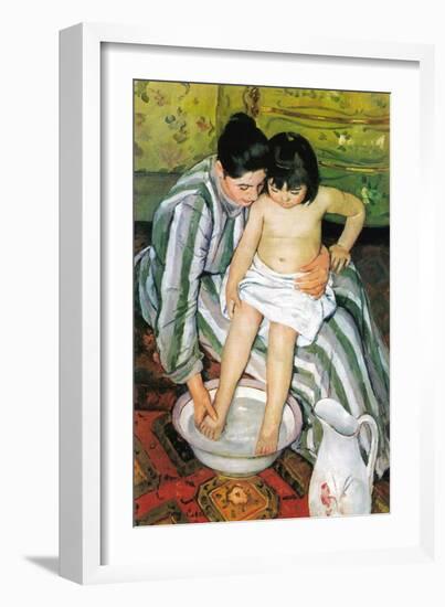 The Bath-Mary Cassatt-Framed Art Print