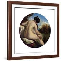 The Bather, 19th Century-William Etty-Framed Giclee Print