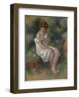 The Bather, C.1900-Pierre-Auguste Renoir-Framed Giclee Print