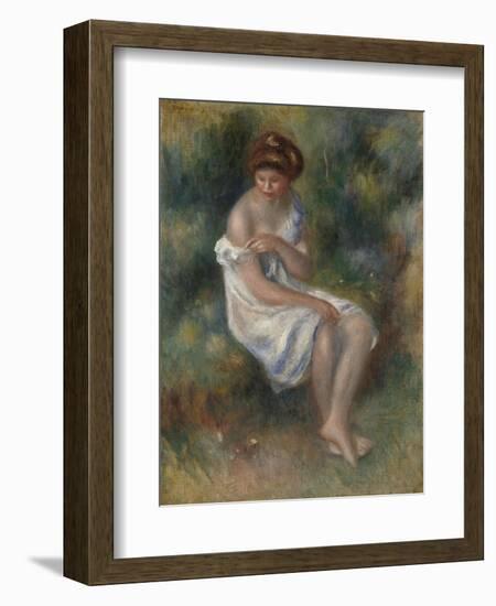 The Bather, C.1900-Pierre-Auguste Renoir-Framed Giclee Print