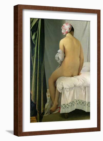 The Bather, Called "Baigneuse Valpincon," 1808-Jean-Auguste-Dominique Ingres-Framed Giclee Print