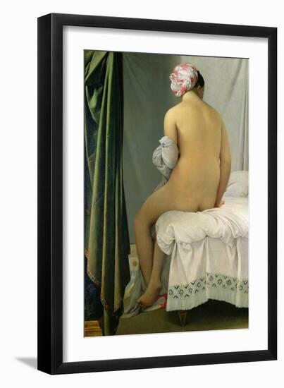 The Bather, Called "Baigneuse Valpincon," 1808-Jean-Auguste-Dominique Ingres-Framed Giclee Print