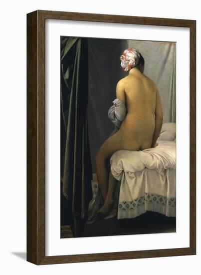 The Bather, called Baigneuse Valpincon or Valpincon Bather, 1808-Jean-Auguste-Dominique Ingres-Framed Giclee Print