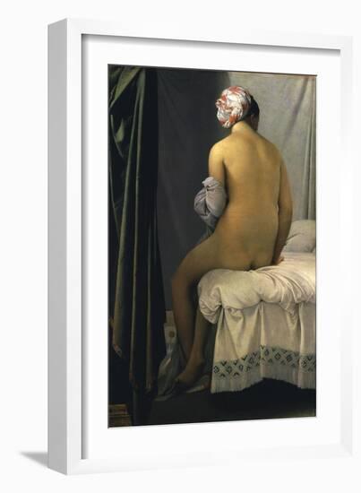 The Bather, called Baigneuse Valpincon or Valpincon Bather, 1808-Jean-Auguste-Dominique Ingres-Framed Giclee Print