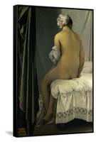 The Bather of Valpincon-Jean-Auguste-Dominique Ingres-Framed Stretched Canvas