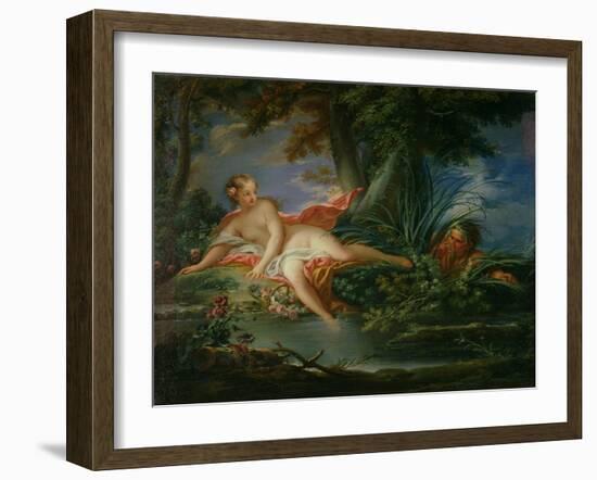 The Bather Surprised-Francois Boucher-Framed Giclee Print