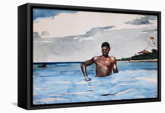 The Bather-Winslow Homer-Framed Stretched Canvas