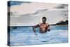 The Bather-Winslow Homer-Stretched Canvas