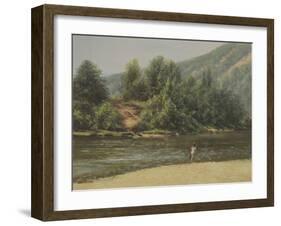 The Bather-Edward Dawson-Framed Giclee Print