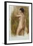 The Bather-Pierre-Auguste Renoir-Framed Giclee Print