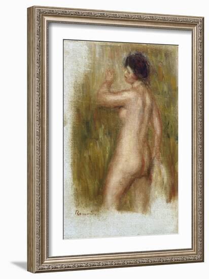 The Bather-Pierre-Auguste Renoir-Framed Giclee Print