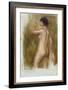 The Bather-Pierre-Auguste Renoir-Framed Giclee Print