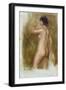 The Bather-Pierre-Auguste Renoir-Framed Giclee Print
