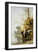 The Bather-Hermann David Salomon Corrodi-Framed Giclee Print