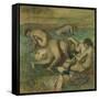 The Bathers, 1885-95-Edgar Degas-Framed Stretched Canvas