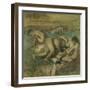 The Bathers, 1885-95-Edgar Degas-Framed Giclee Print