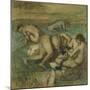 The Bathers, 1885-95-Edgar Degas-Mounted Giclee Print