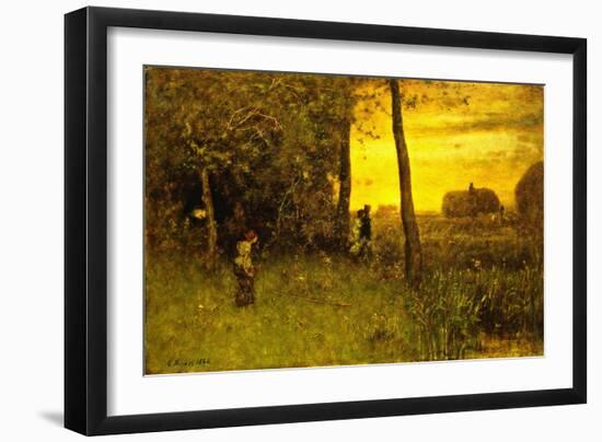 The Bathers, 1888-George Snr. Inness-Framed Giclee Print