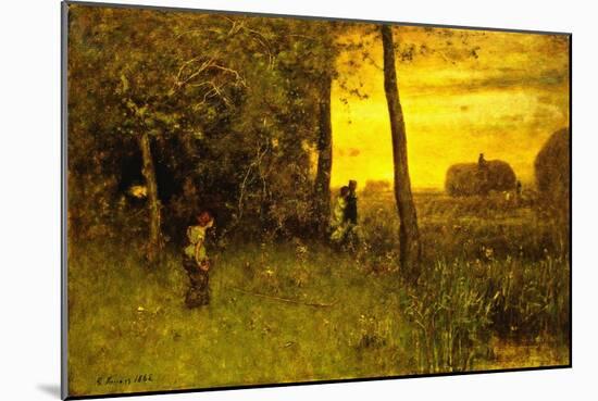 The Bathers, 1888-George Snr. Inness-Mounted Giclee Print