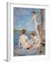 The Bathers, 1889-Henry Scott Tuke-Framed Giclee Print