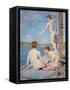 The Bathers, 1889-Henry Scott Tuke-Framed Stretched Canvas