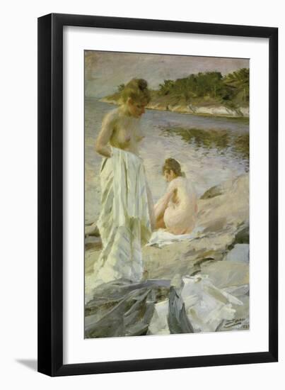 The Bathers, 1889-Anders Leonard Zorn-Framed Giclee Print