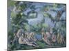 The Bathers, 1899-1904-Paul Cezanne-Mounted Giclee Print