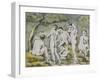 'The Bathers', 1946-Paul Cezanne-Framed Giclee Print