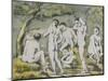 'The Bathers', 1946-Paul Cezanne-Mounted Giclee Print