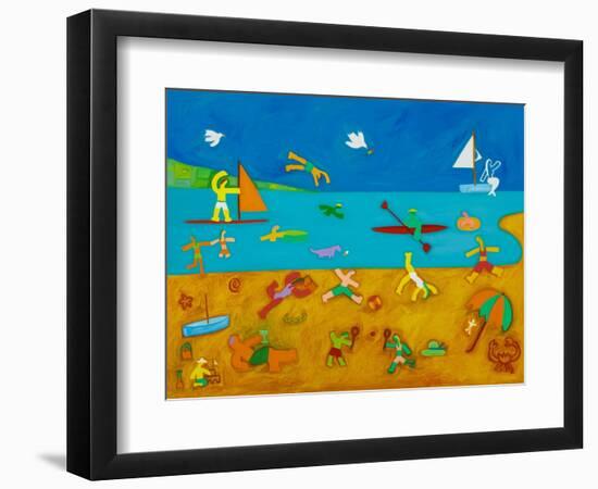 The Bathers,2001-Cristina Rodriguez-Framed Giclee Print