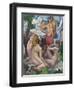 The Bathers, by Roger de La Fresnaye, 1912, French painting,-Roger de La Fresnaye-Framed Art Print