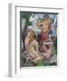 The Bathers, by Roger de La Fresnaye, 1912, French painting,-Roger de La Fresnaye-Framed Art Print